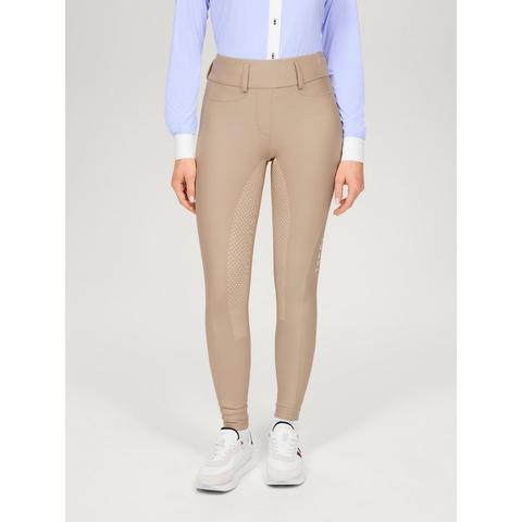 Bryczesy damskie Tommy Hilfiger Equestrian Highland Beige, beżowe 2025