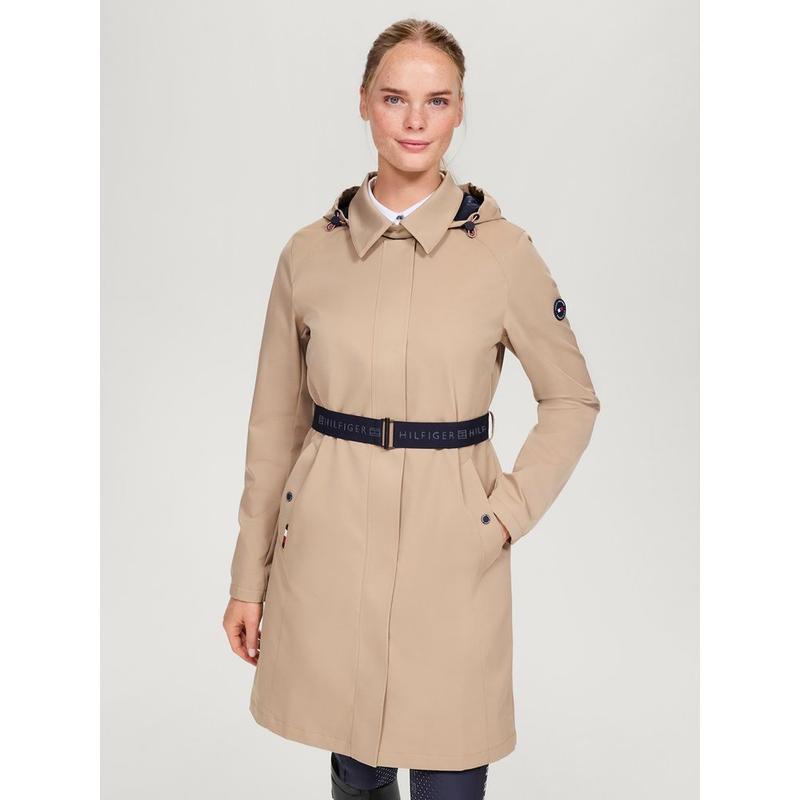 Płaszcz przeciwdeszczowy Tommy Hilfiger Equestrian Edinburgh Beige, beżowy 2025