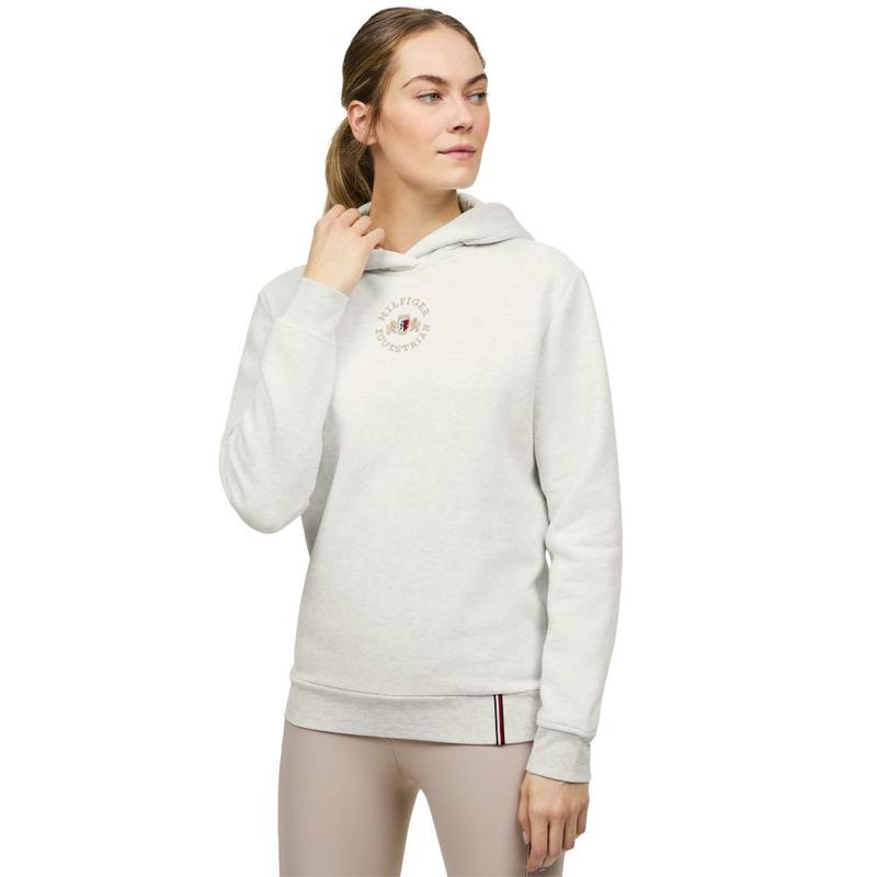 Bluza unisex z kapturem Tommy Hilfiger Equestrian Grove Ecru, beżowa 2025