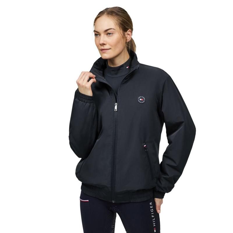 Kurtka unisex z kapturem Tommy Hilfiger Equestrian Penn Bomber Desert Sky, granatowa 2025