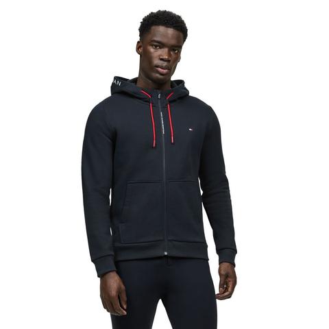 Bluza unisex z kapturem Tommy Hilfiger Equestrian Union Zip-Up Desert Sky, granatowa 2025