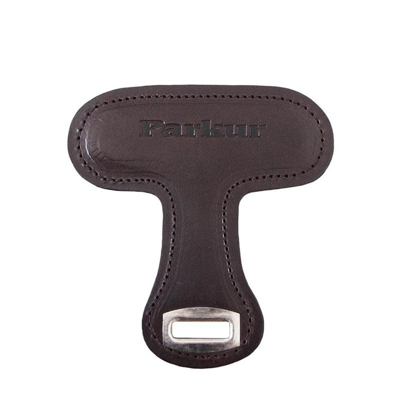 Uchwyt "motylek" Parkur do podogonia brązowy