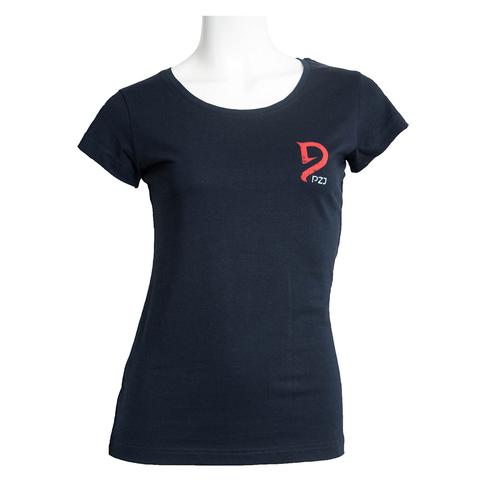 Koszulka kibica damska Polish Equestrian Team granatowa