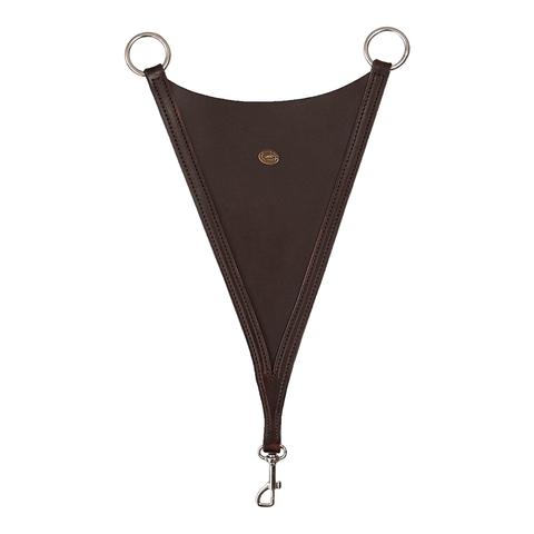 Wytoczek trójkątny firmy Parkur z karabińczykiem brązowy