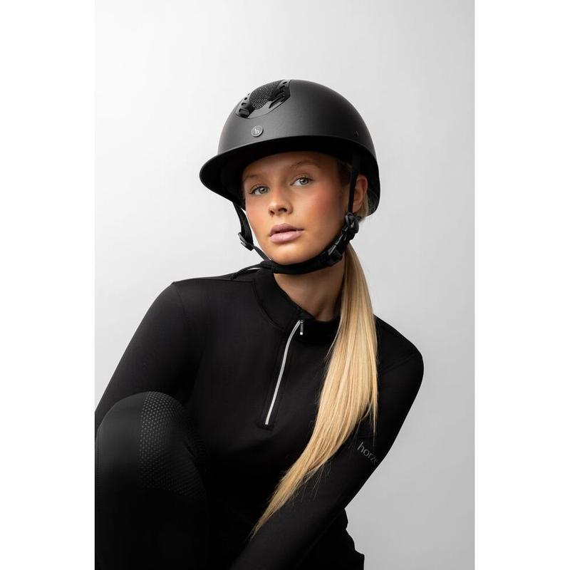 Kask Horze Celeste Black Snake, czarny