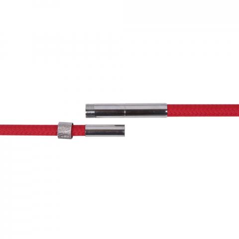 Bat do lonżowania składany QHP red, czerwony