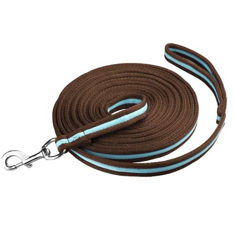 Lonża Start Soft Cushion brązowo-błękitna