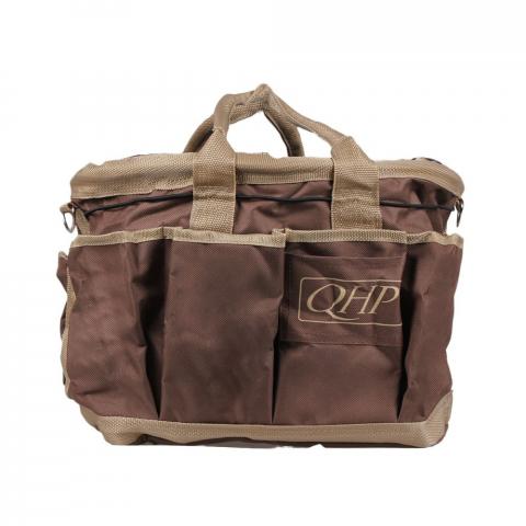 Torba na akcesoria QHP Brown-beige, brązowo-beżowa