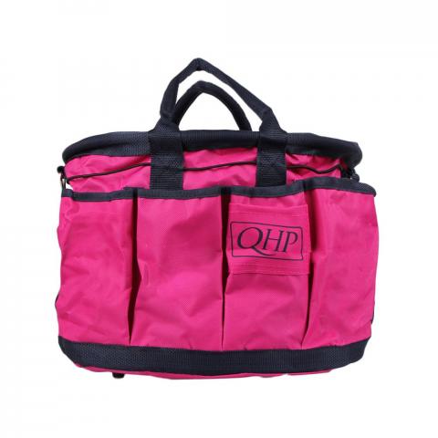 Torba na akcesoria QHP Fuchsia-navy, fuksjowo-granatowa