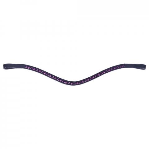 Naczółek QHP Astana Purple, bordowy