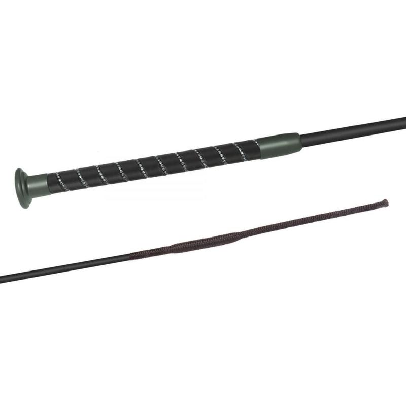 Palcat ujeżdżeniowy Fleck Silk Touch Crystal Graphite czarny-grafitowy