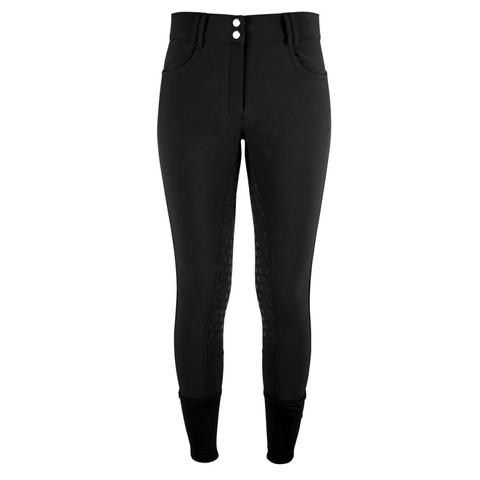 Bryczesy damskie zimowe HE Snowflake czarne