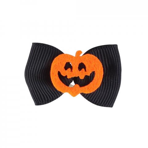 Gumki-kokardki do zaplatania koreczków QHP Halloween Pumpkin