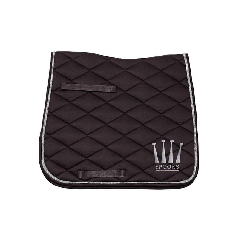 Czaprak ujeżdzeniowy Spooks Crown Chocolate/Silver, brązowy