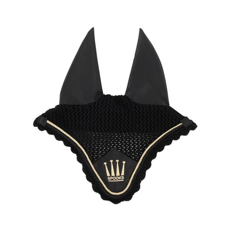 Nauszniki Spooks Crown Shiny Black/Gold, czarne