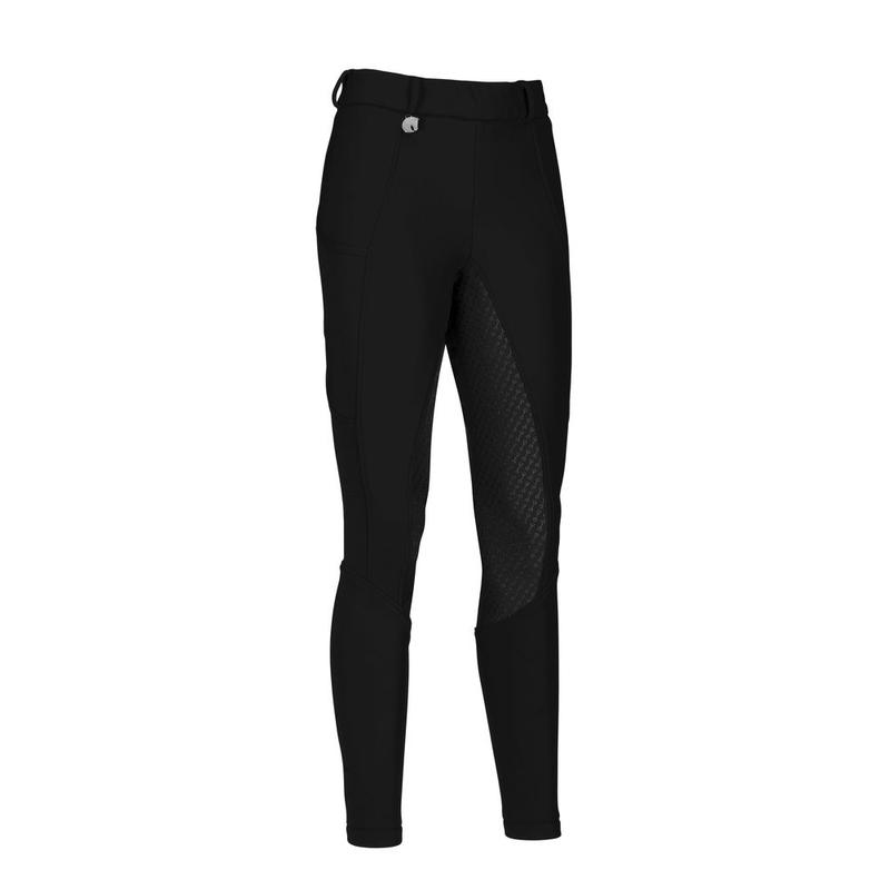 Bryczesy damskie zimowe Pikeur Kima Grip Black, czarne