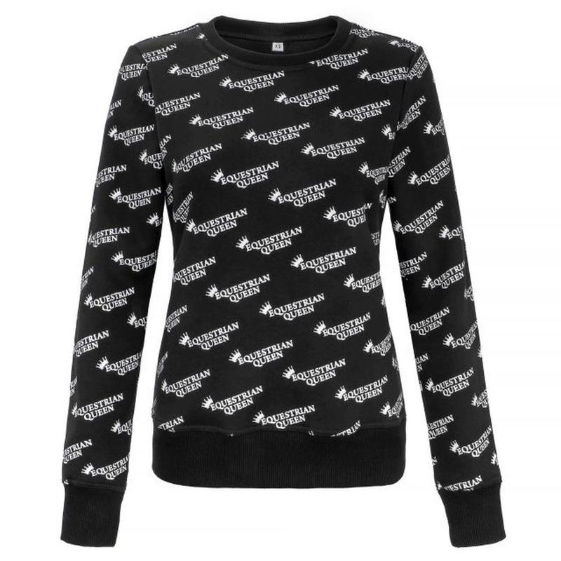 Bluza damska Equestrian Queen Chloe czarna