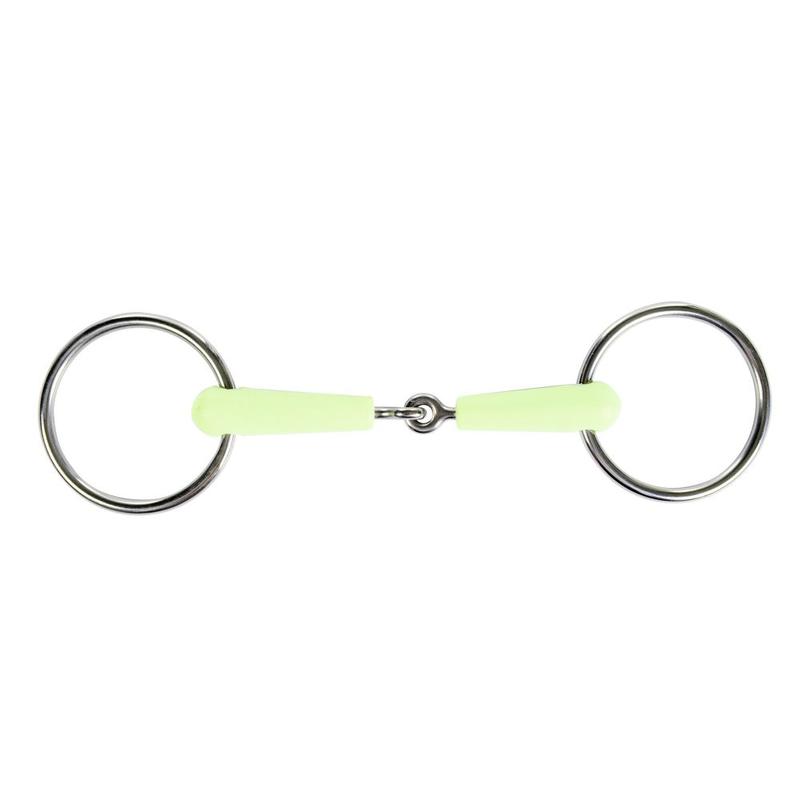 Wędzidło HKM smakowe pojedynczo łamane 16mm