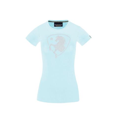 Koszulka Equestrian Queen Valery jasnoturkusowa