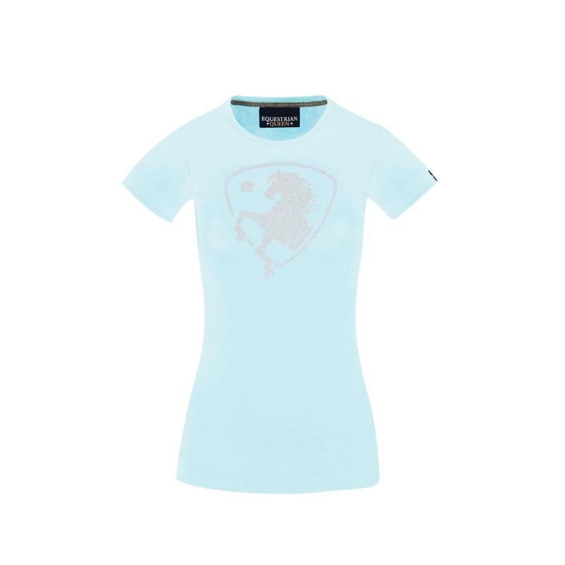 Koszulka Equestrian Queen Valery jasnoturkusowa