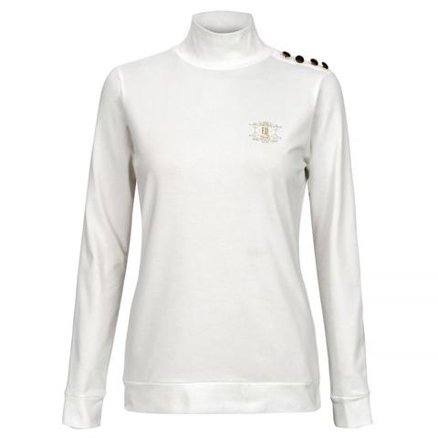 Golf damski Equestrian Queen Ira kremowy