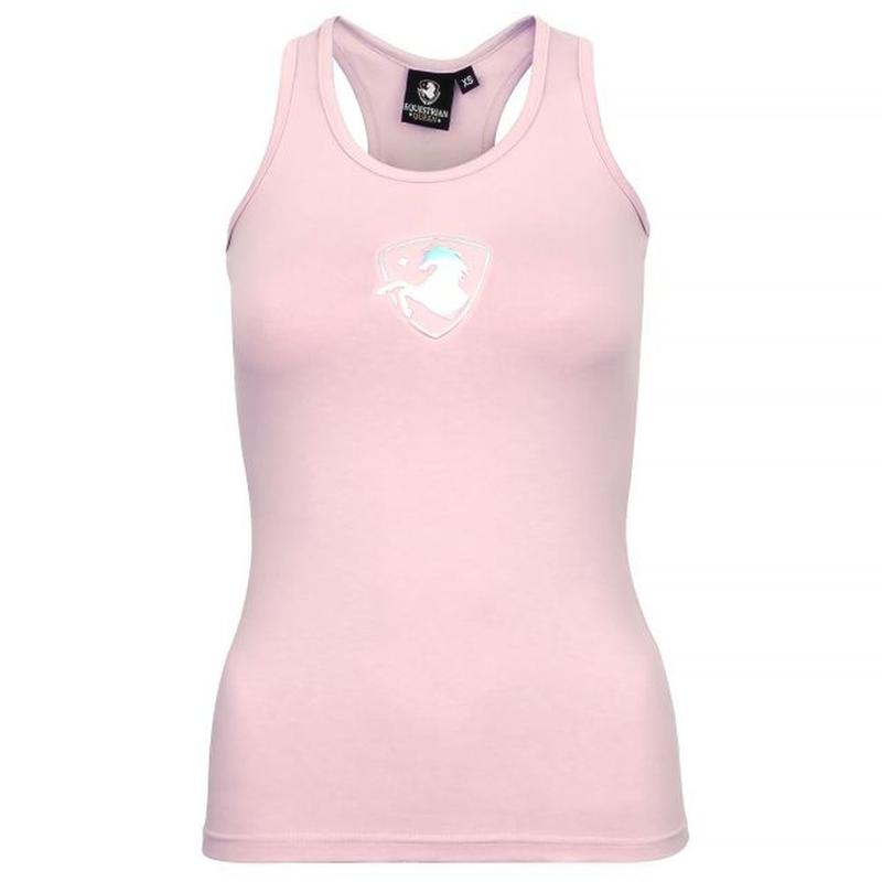 Top damski Equestrian Queen Martha jasnoróżowa