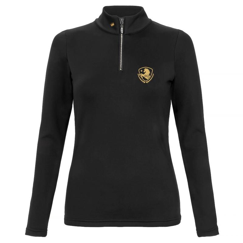 Półgolf termiczny damski Equestrian Queen Lilian 2.0 czarny