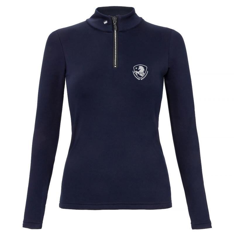 Półgolf termiczny damski Equestrian Queen Lilian 2.0 granatowy