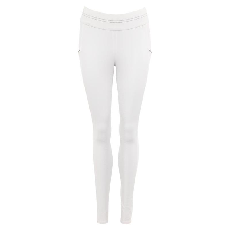 Legginsy damskie Anky Sil białe