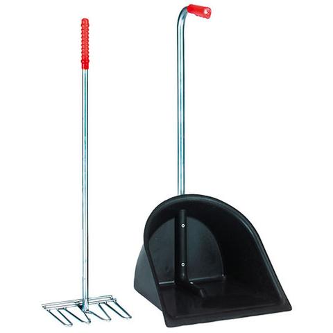 Zestaw do sprzątania odchodów Kerbl Mistboy czarny długi