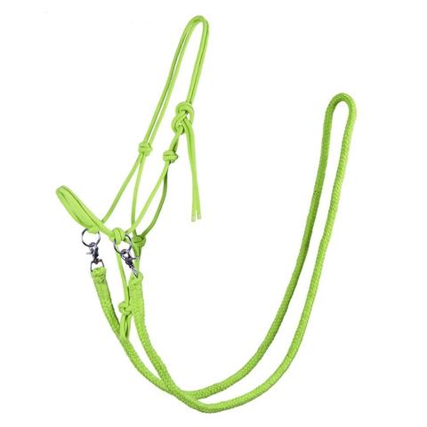 Kantar sznurkowy z wodzami QHP limonkowy