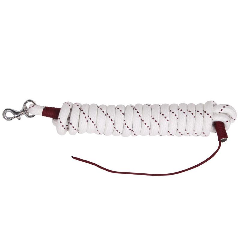 Uwiąz westernowy QHP biało-bordowy