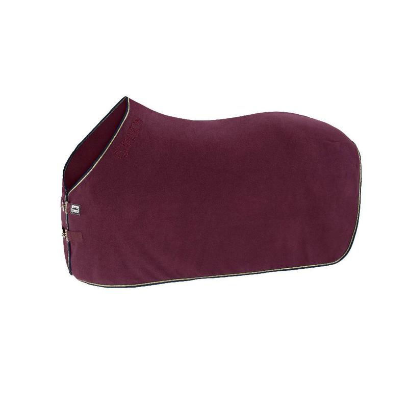 Derka polarowa Shetty Eskadron Basic Fleece Contrast Blackberry, bordowa