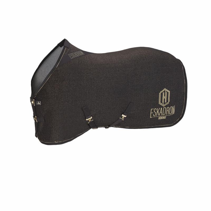 Derka polarowa Eskadron Heritage Jersey Sparkle Black Truffle, ciemnobrązowa 2025/2026