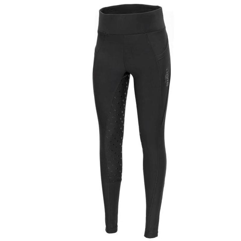 Legginsy damskie zimowe z silikonem Start Knowsley czarne