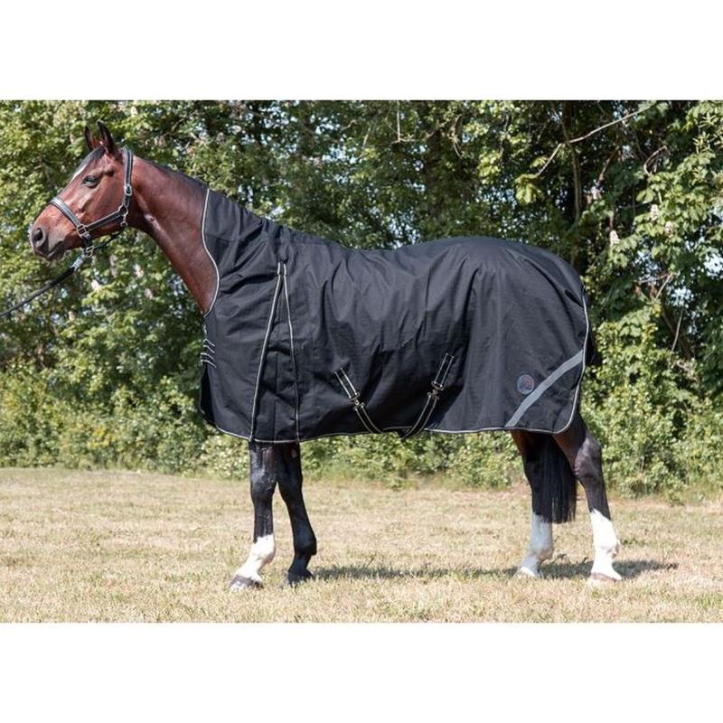 Derka padokowa HKM Innsbruck highneck 1200D 400g w zestawie z termometrem czarna