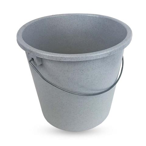 Wiadro plastikowe York szare