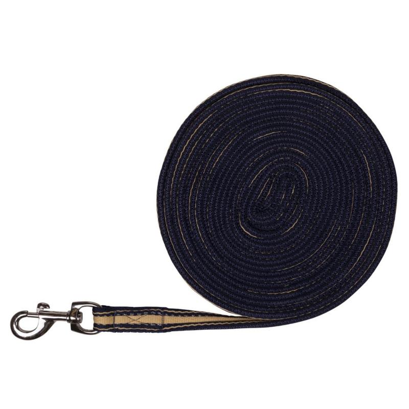 Lonża QHP żółto-granatowa