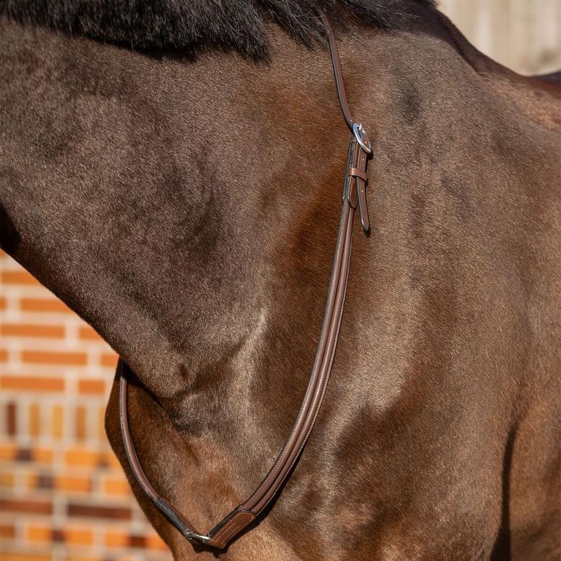 Cordeo - lina balansowa na szyję konia skórzana Liberta QHP brązowa