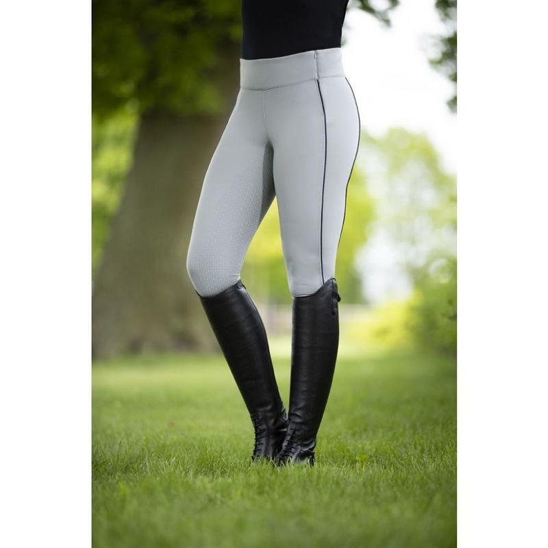 Legginsy damskie HKM Equilibrio Style Silikon granatowe