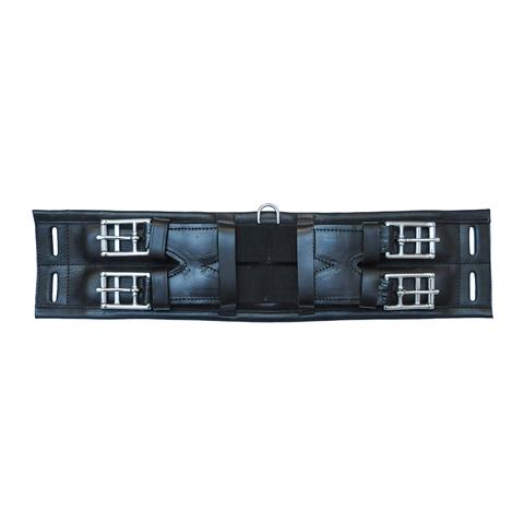 Popręg syntetyczny ujeżdżeniowy prosty Parkur Austin czarny