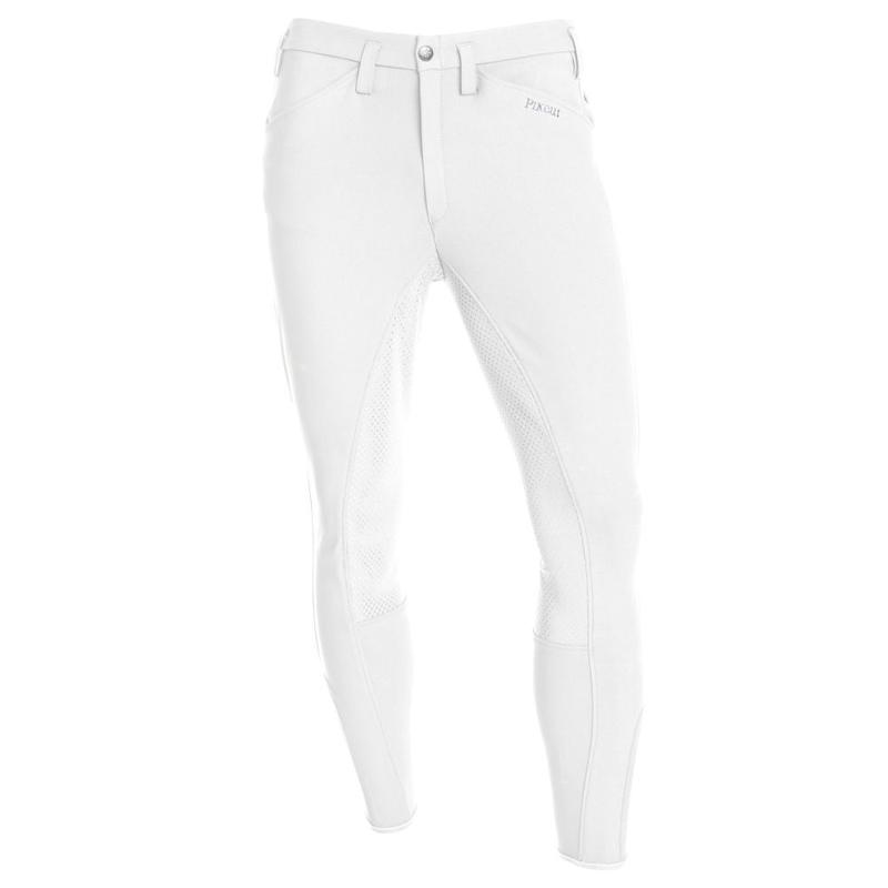 Bryczesy męskie Pikeur Rossini Lej silikonowy White, białe