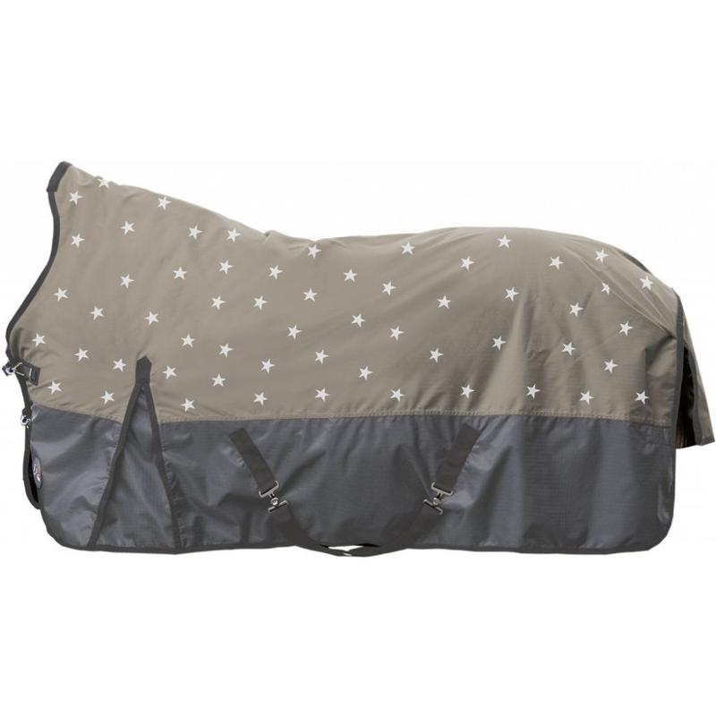 Derka padokowa HKM Orlando Stars highneck 600D 100g szaro-grafitowa