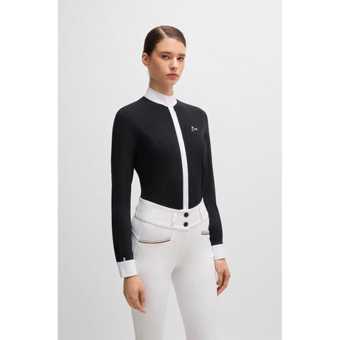 Bluzka damska konkursowa Boss Equestrian Emma Black, czarna