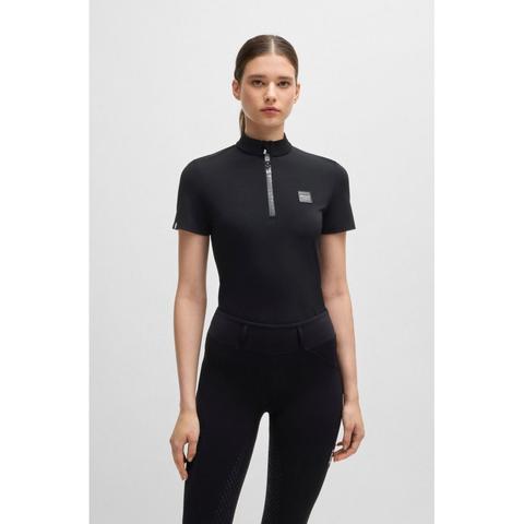 Koszulka treningowa Boss Equestrian Maira Black, czarna