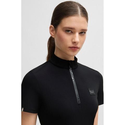 Koszulka treningowa Boss Equestrian Maira Black, czarna