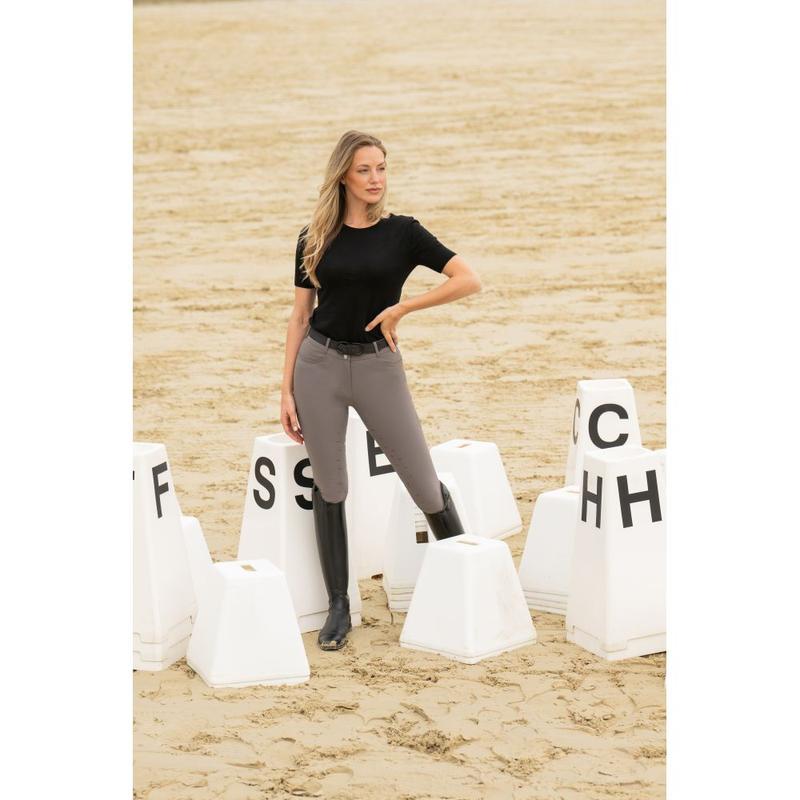 Bryczesy damskie Pikeur Highwaist Ceelina Taupe szaro-beżowe
