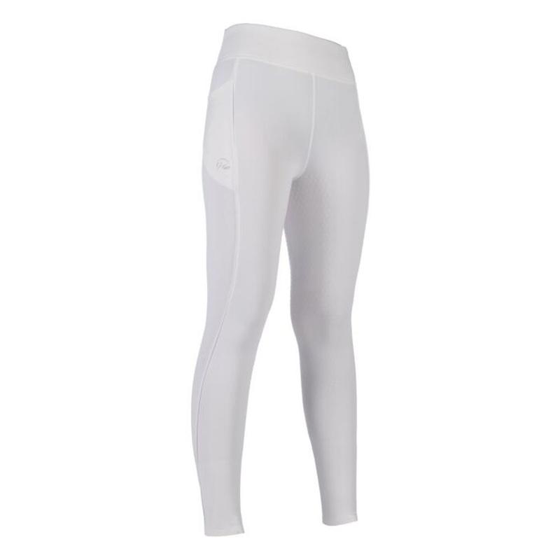 Legginsy damskie zimowe HKM Alice z silikonem białe