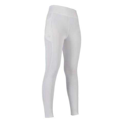 Legginsy damskie zimowe HKM Alice z silikonem białe