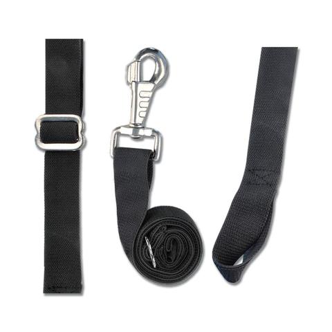 Pasy do derki pod tylne nogi Waldhausen Elastic czarne